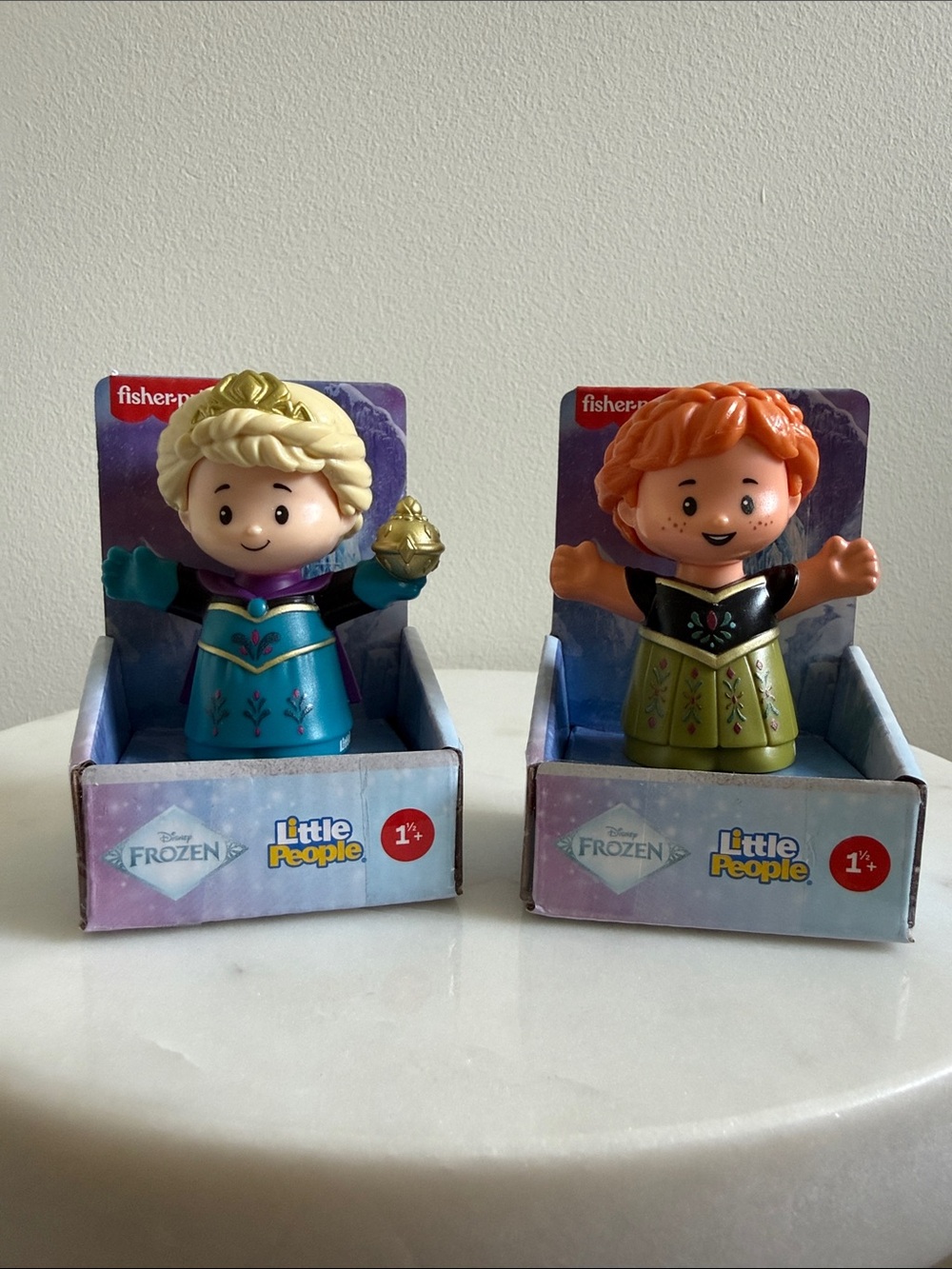 NEW Fisher-Price Little People DISNEY Character Figure Elsa and Anna